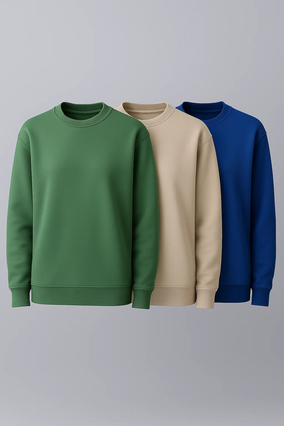 Kadın Premium Salaş Kışlık 3 Lü Sweatshirt