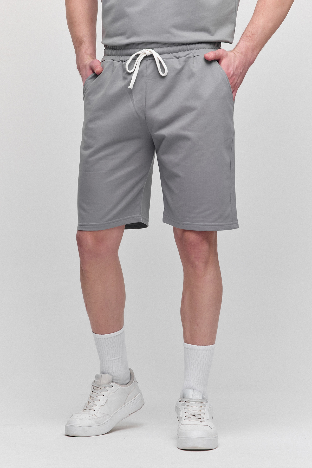 Erkek Comfort Fit Gri Şort & Bermuda